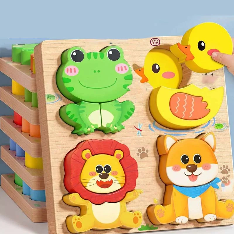 📢📢50% DE RÉDUCTION !!! ✨Puzzle 3D éducatif en bois
