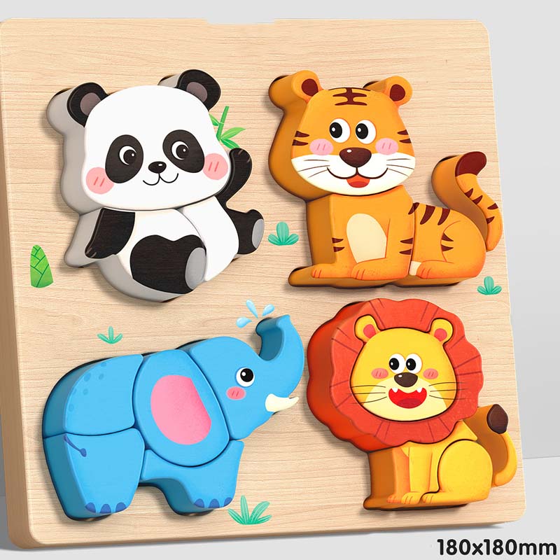 📢📢50% DE RÉDUCTION !!! ✨Puzzle 3D éducatif en bois - Image 10
