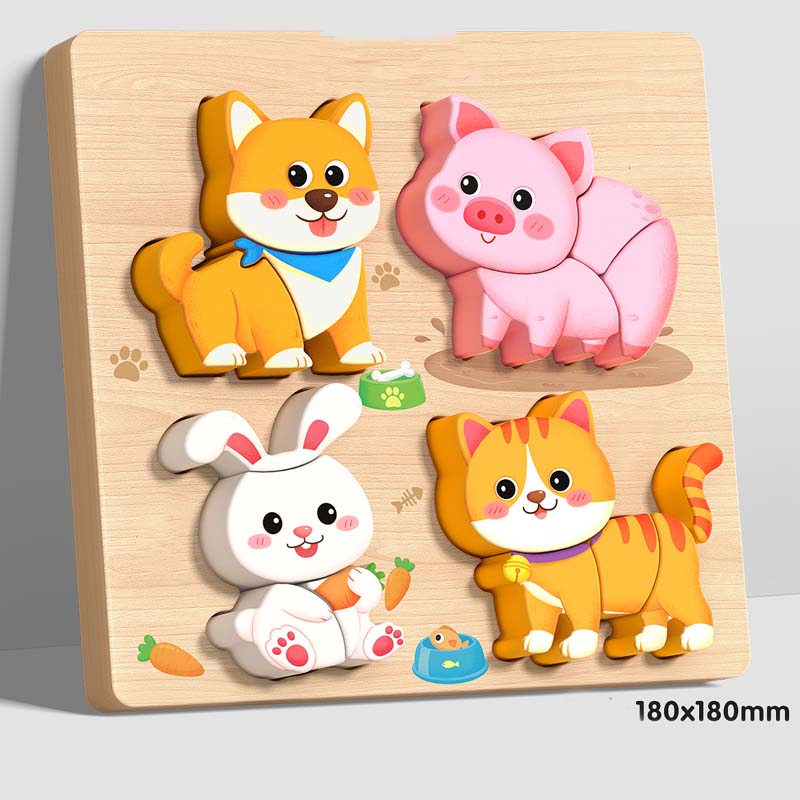📢📢50% DE RÉDUCTION !!! ✨Puzzle 3D éducatif en bois - Image 11