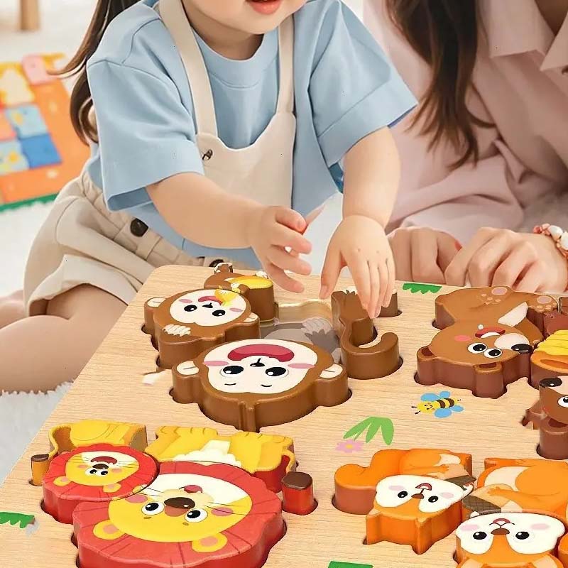 📢📢50% DE RÉDUCTION !!! ✨Puzzle 3D éducatif en bois - Image 4