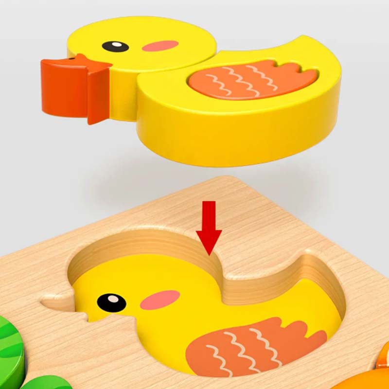 📢📢50% DE RÉDUCTION !!! ✨Puzzle 3D éducatif en bois - Image 6