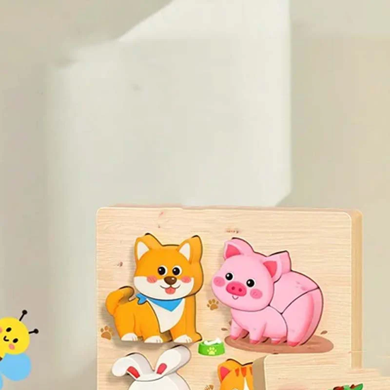📢📢50% DE RÉDUCTION !!! ✨Puzzle 3D éducatif en bois - Image 7