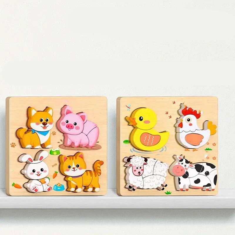 📢📢50% DE RÉDUCTION !!! ✨Puzzle 3D éducatif en bois - Image 8