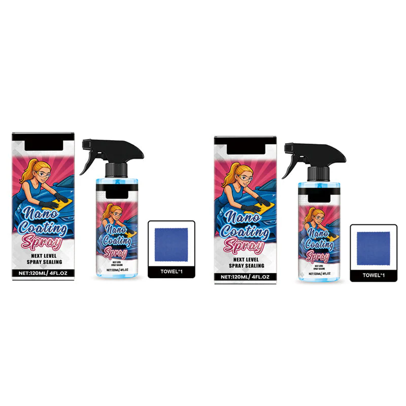 📢📢Achetez 5 obtenez 5 gratuits ⏰ Spray Polish pour Voiture + Serviette Microfibre - Redonne de l'Éclat en 5 Minutes sans Rayures 🧼⚡ - Image 10