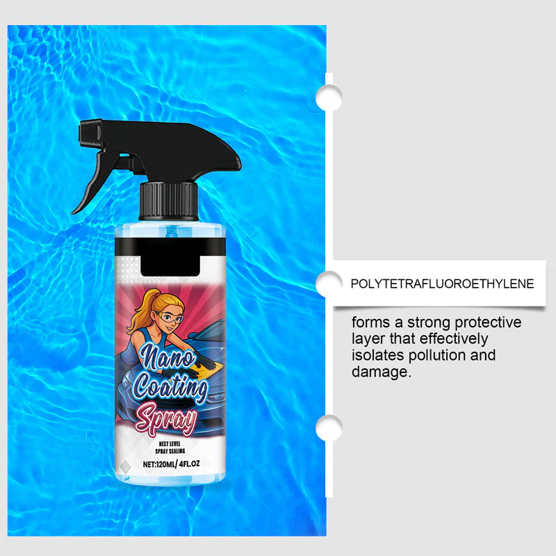 📢📢Achetez 5 obtenez 5 gratuits ⏰ Spray Polish pour Voiture + Serviette Microfibre - Redonne de l'Éclat en 5 Minutes sans Rayures 🧼⚡ - Image 5