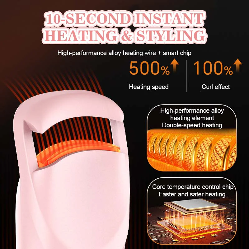 📢📢50 % DE RÉDUCTION !! ⏰Recourbe-cils électrique pour des boucles longue durée - Image 3
