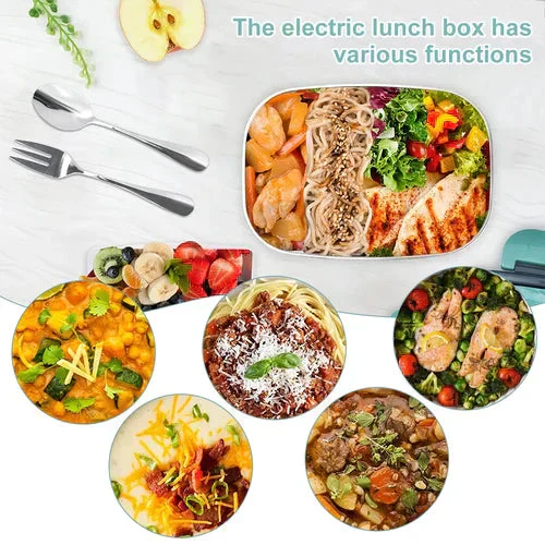 🍱 60% DE RÉDUCTION ! 🔌 Ensemble Portable 2-en-1 pour Boîte à Lunch – Double Tension, 7 Pièces & Chauffage/Réfrigération Rapide ⚡ - Image 3