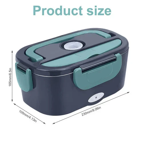 🍱 60% DE RÉDUCTION ! 🔌 Ensemble Portable 2-en-1 pour Boîte à Lunch – Double Tension, 7 Pièces & Chauffage/Réfrigération Rapide ⚡ - Image 9
