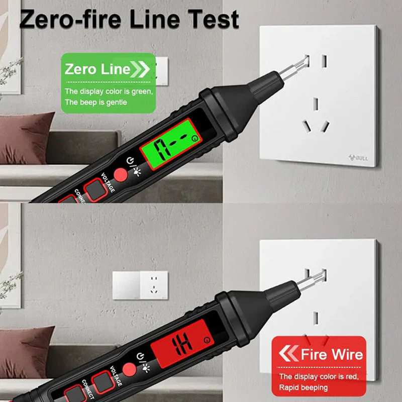 ⏰⏰⏰12 dernières heures : Grande vente🔥Stylo de mesure de tension électrique spécial avec écran LCD - Image 6