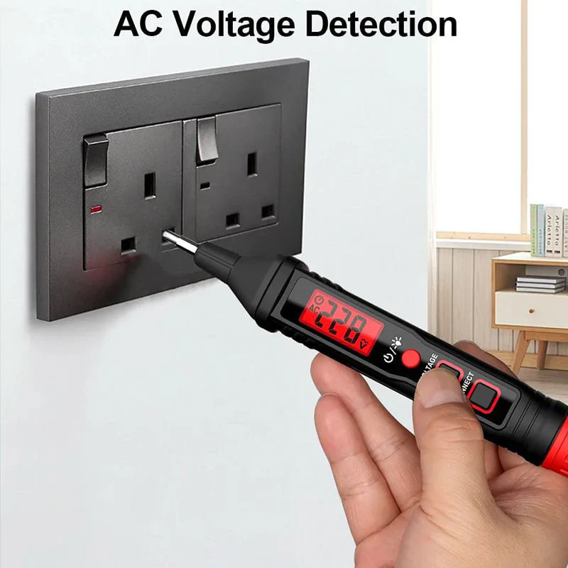 ⏰⏰⏰12 dernières heures : Grande vente🔥Stylo de mesure de tension électrique spécial avec écran LCD - Image 7