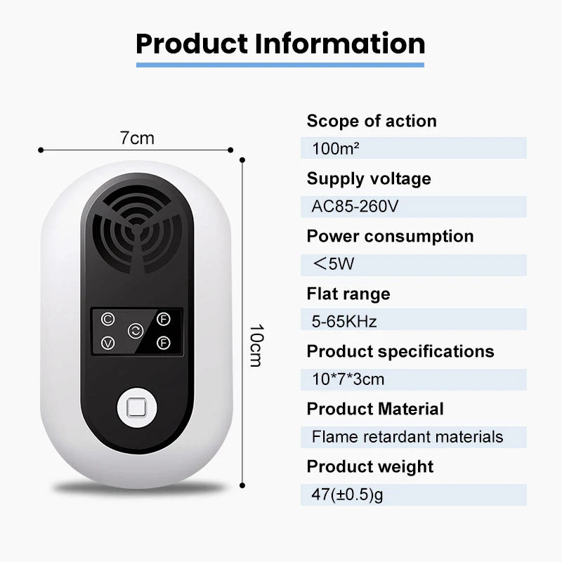 Répulsif de souris électronique à ultrasons - Image 8