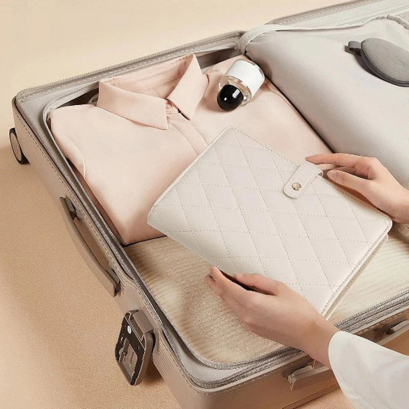 📢📢55% DE RÉDUCTION !!!✨Élégant sac de rangement portable à carreaux pour bijoux - Image 3