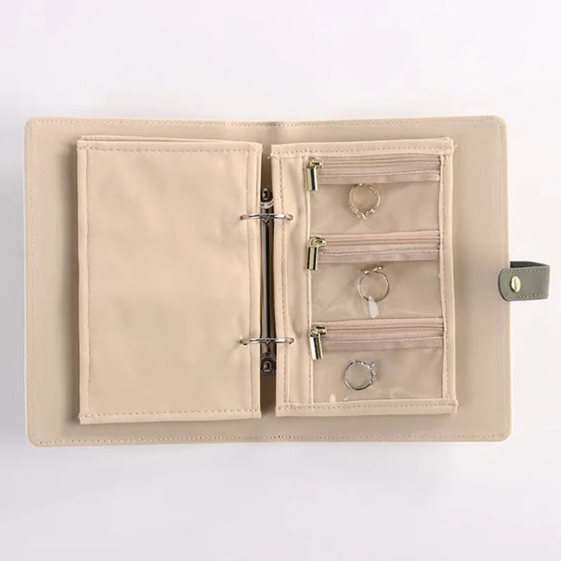 📢📢55% DE RÉDUCTION !!!✨Élégant sac de rangement portable à carreaux pour bijoux - Image 5