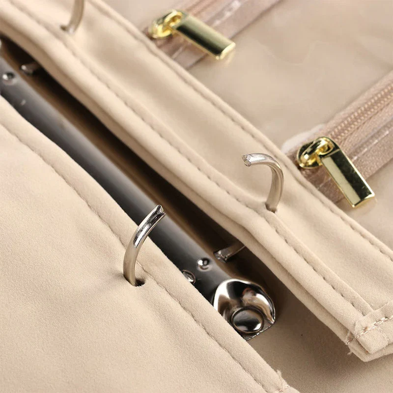 📢📢55% DE RÉDUCTION !!!✨Élégant sac de rangement portable à carreaux pour bijoux - Image 7