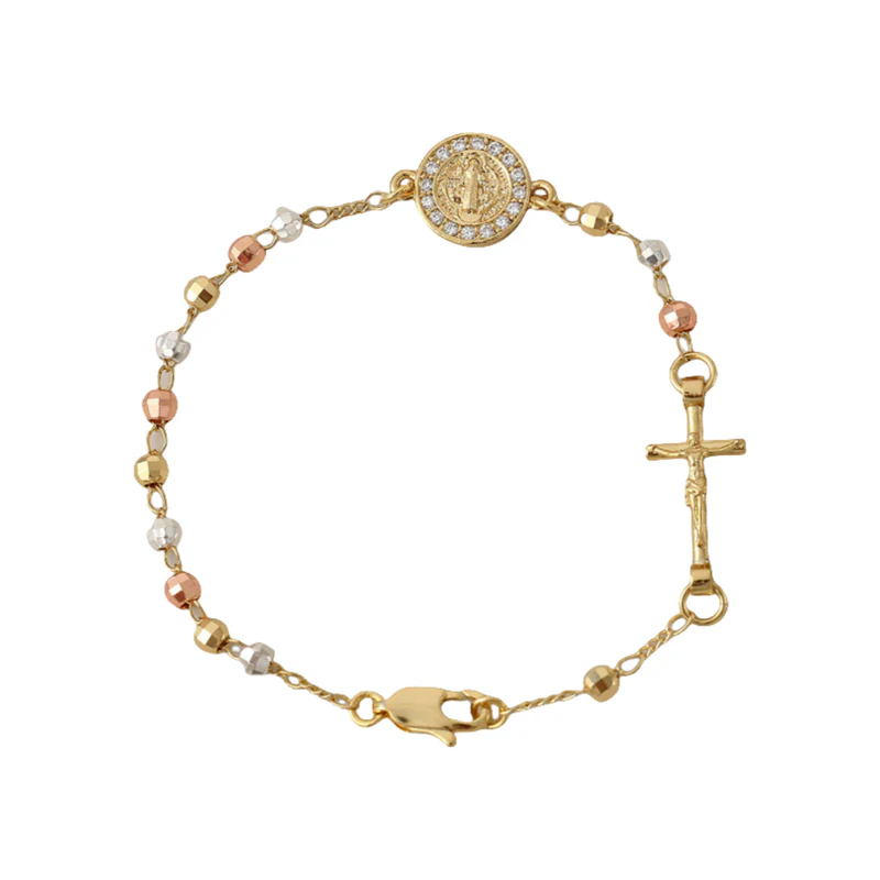 📢📢50 % de réduction !!!✝️Bracelet élégant avec croix en strass - Image 2
