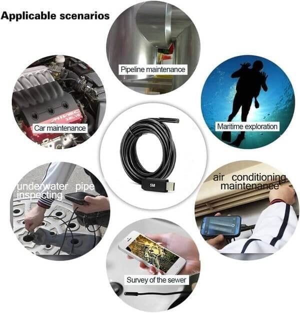 💡🔥 50 % DE RÉDUCTION – Caméra endoscopique douce Magic Wifi 😍✨ - Image 3