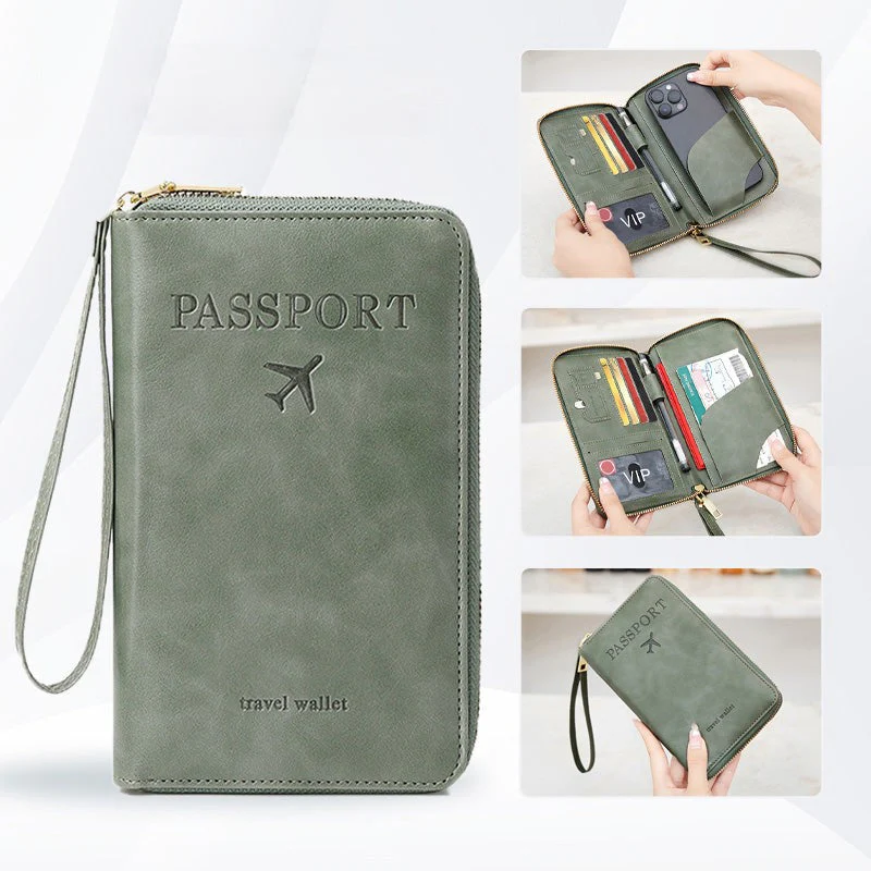 🧳Les indispensables du voyage en 2025✈️Portefeuille multifonctionnel pour passeport RFID - Image 15