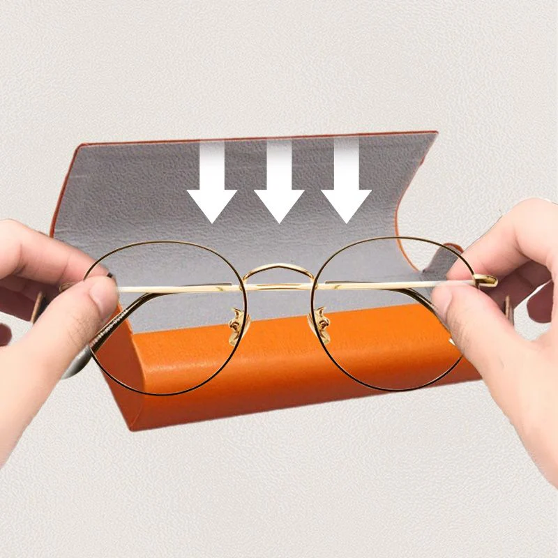 📢✨📦Étui à lunettes en cuir rigide minimaliste - Image 3