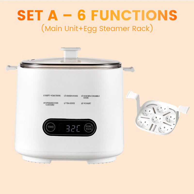 đą55% DE RĂDUCTION ! âšEnsemble Mini Cuiseur Ă Ćufs Multifonction avec Panneau Tactile Intelligent - Image 10