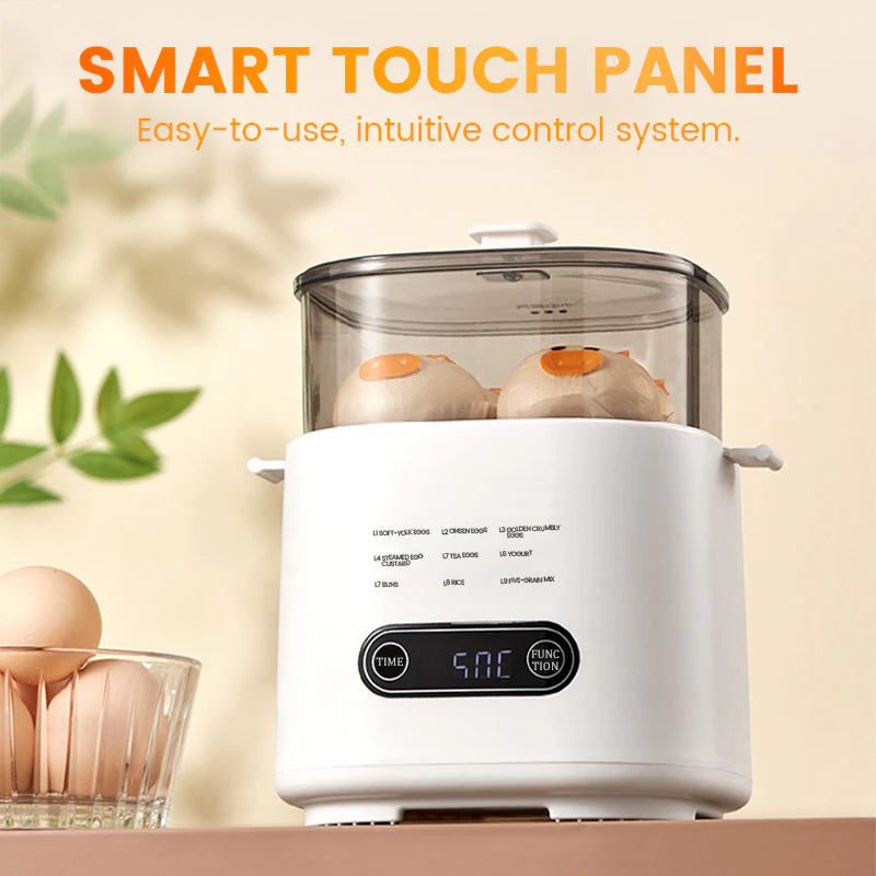 đą55% DE RĂDUCTION ! âšEnsemble Mini Cuiseur Ă Ćufs Multifonction avec Panneau Tactile Intelligent - Image 5