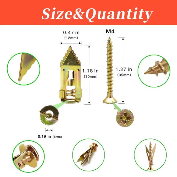 💥 Kit Complet pour Cloisons Sèches – Vis en Zinc Ultra-Résistantes avec Réduction de 50 % ! 🧰 - Image 6