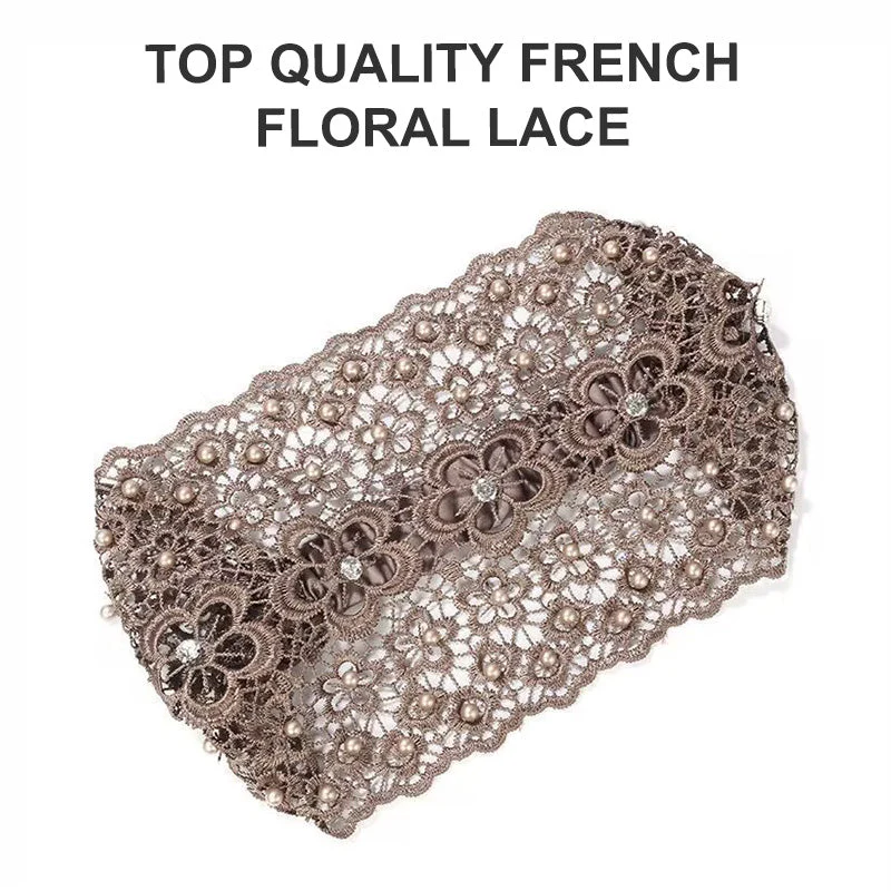 📢50% de réduction pour une durée limitée📢✨Bandeau Creux Large à Perles en Fleurs de Prunier - Image 11