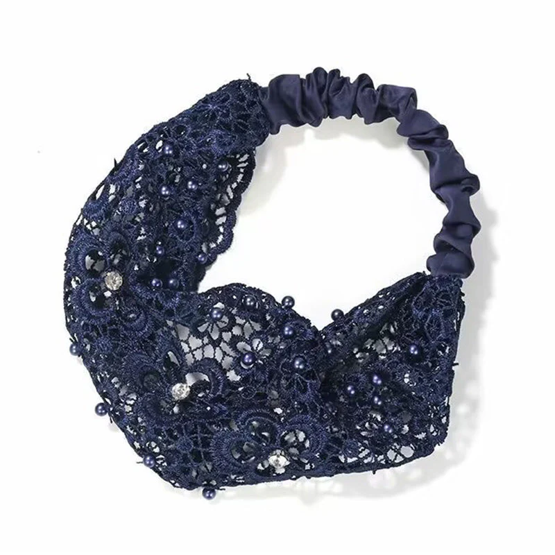 📢50% de réduction pour une durée limitée📢✨Bandeau Creux Large à Perles en Fleurs de Prunier - Image 13