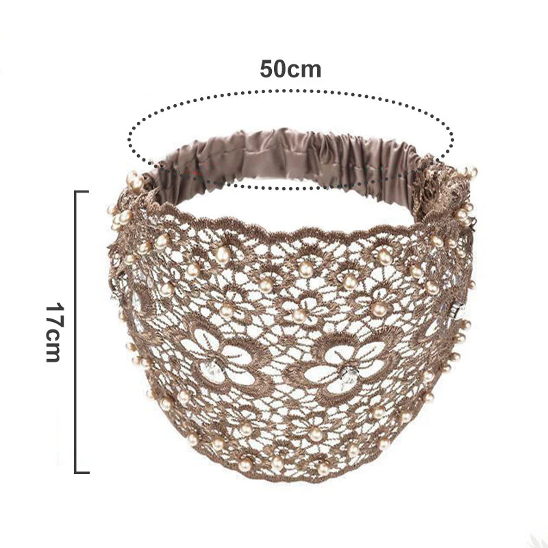 📢50% de réduction pour une durée limitée📢✨Bandeau Creux Large à Perles en Fleurs de Prunier - Image 14