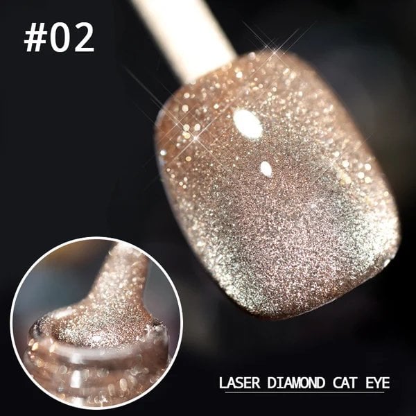 📢📢60 % de réduction !! ⏰Vernis à ongles Laser Diamond Cat Eye - Image 12