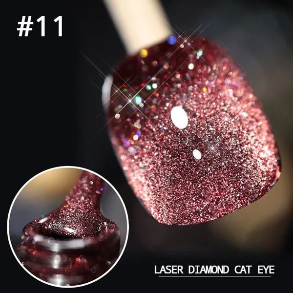 📢📢60 % de réduction !! ⏰Vernis à ongles Laser Diamond Cat Eye - Image 14