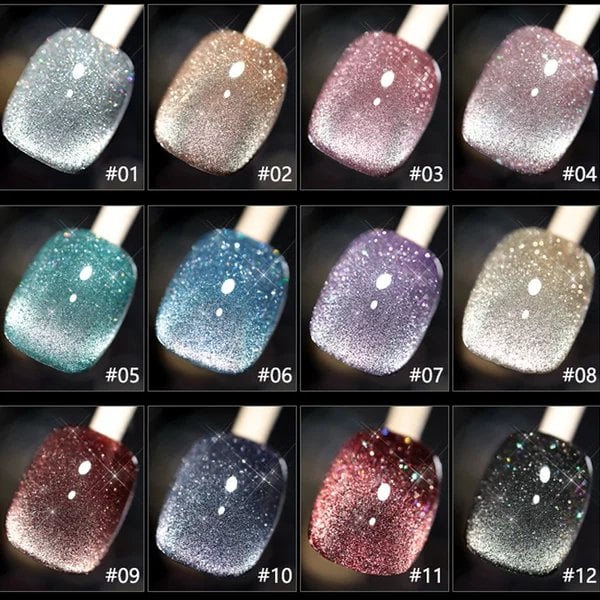 📢📢60 % de réduction !! ⏰Vernis à ongles Laser Diamond Cat Eye - Image 2