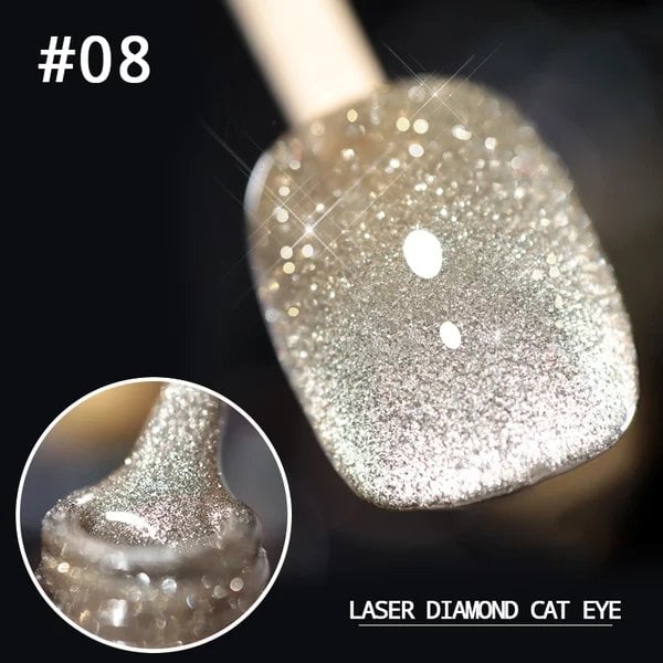 📢📢60 % de réduction !! ⏰Vernis à ongles Laser Diamond Cat Eye - Image 8