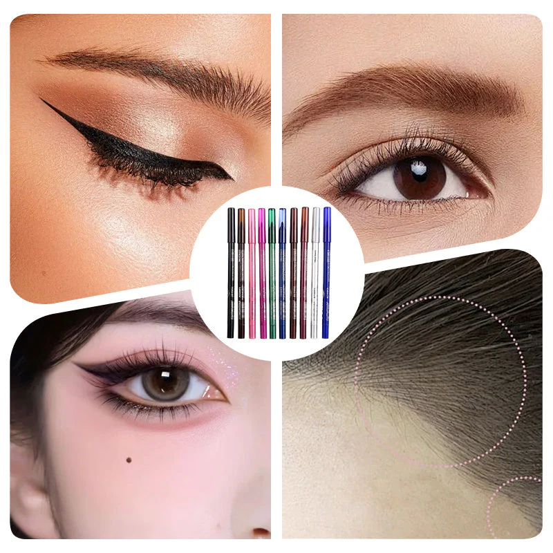 🚀Achetez 3 obtenez-en 2 GRATUITE ! 🎁【Livraison gratuite🛒】💄 Intense coloré et beau look - lot de 10 eyeliners Gel! 🎯👁️🗨️😍 - Image 5