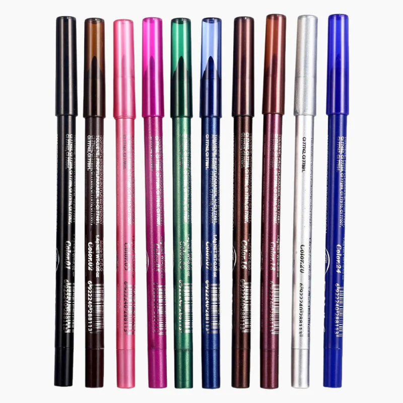 🚀Achetez 3 obtenez-en 2 GRATUITE ! 🎁【Livraison gratuite🛒】💄 Intense coloré et beau look - lot de 10 eyeliners Gel! 🎯👁️🗨️😍 - Image 9