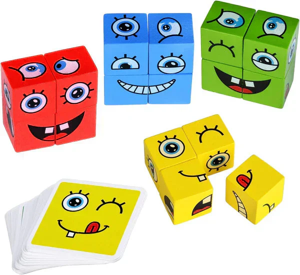 📢📢50% DE RÉDUCTION !!! ✨ Puzzle 5D Changement de Visages - Jeu Familial Interactif, Stimule la Créativité et la Logique des Enfants 👨👩👧👦✨ - Image 2