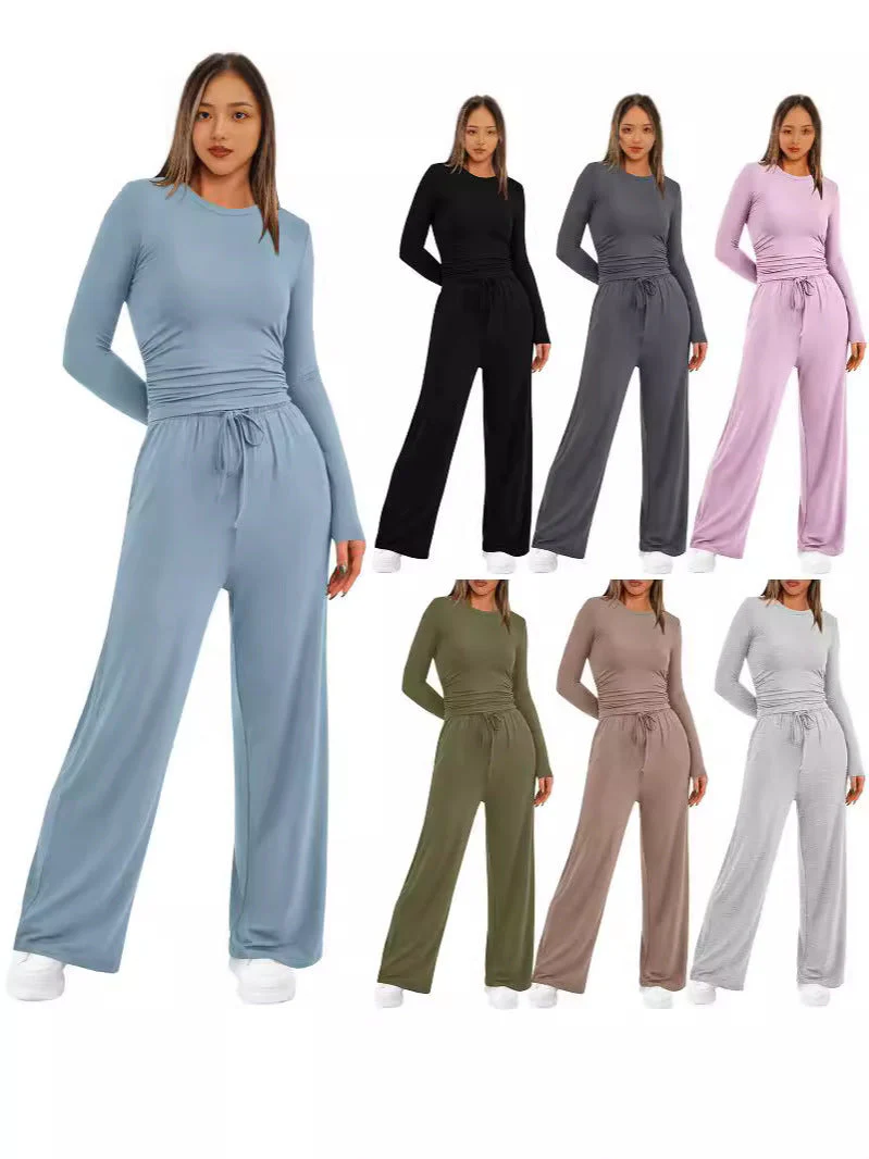 📢📢70% DE RÉDUCTION ! ✨Ensemble pantalon ample à manches longues pour femme 2026 👚 - Image 2