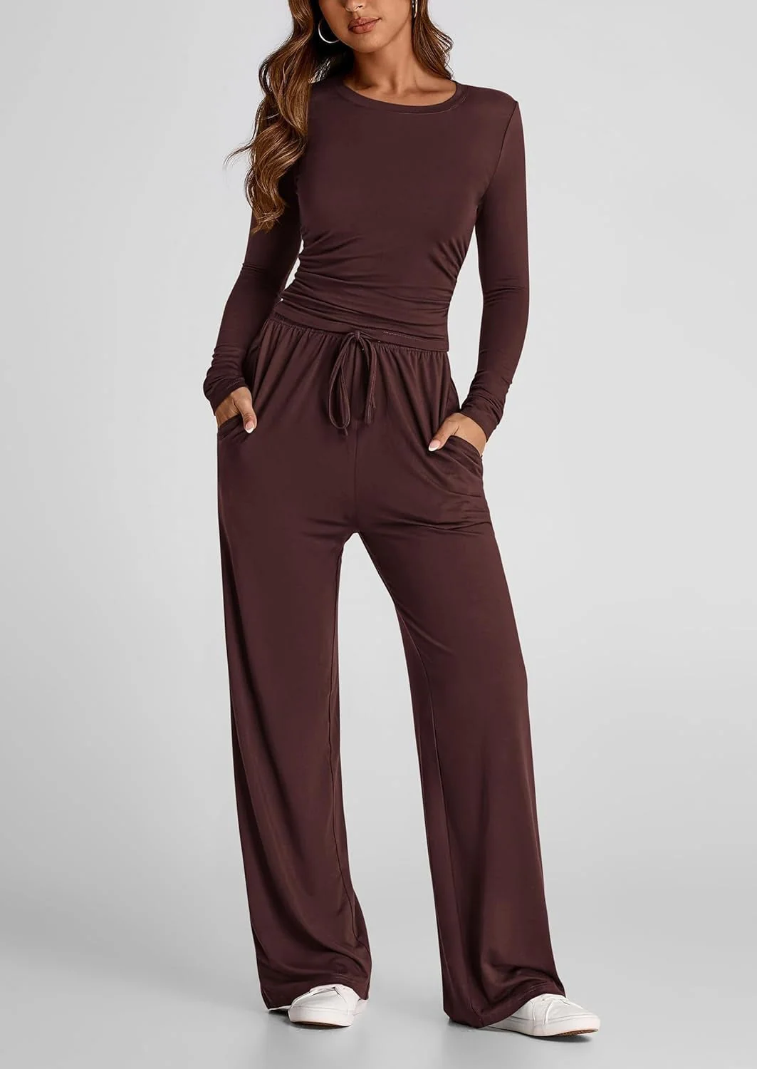 📢📢70% DE RÉDUCTION ! ✨Ensemble pantalon ample à manches longues pour femme 2026 👚 - Image 3
