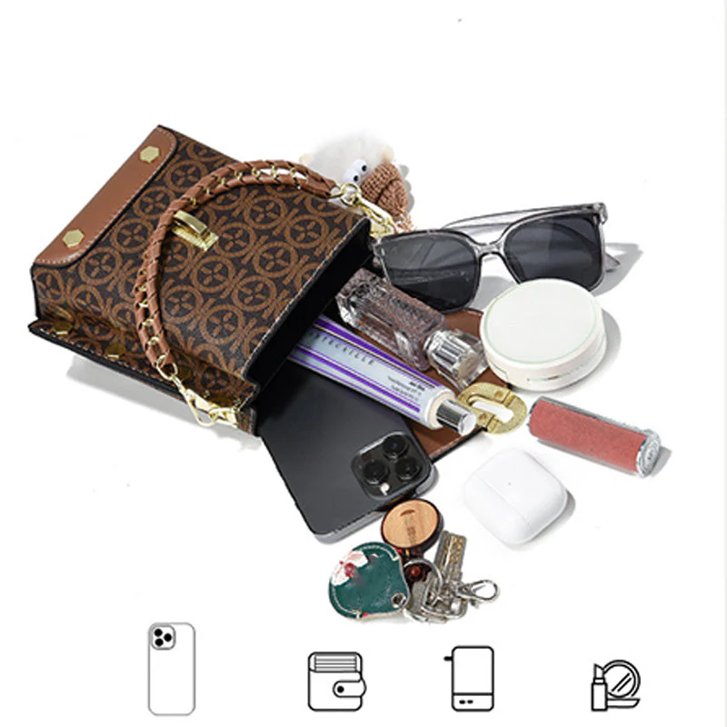 📢📢60 % de réduction !! ⏰Sac à bandoulière en cuir raffiné pour femme - Image 4