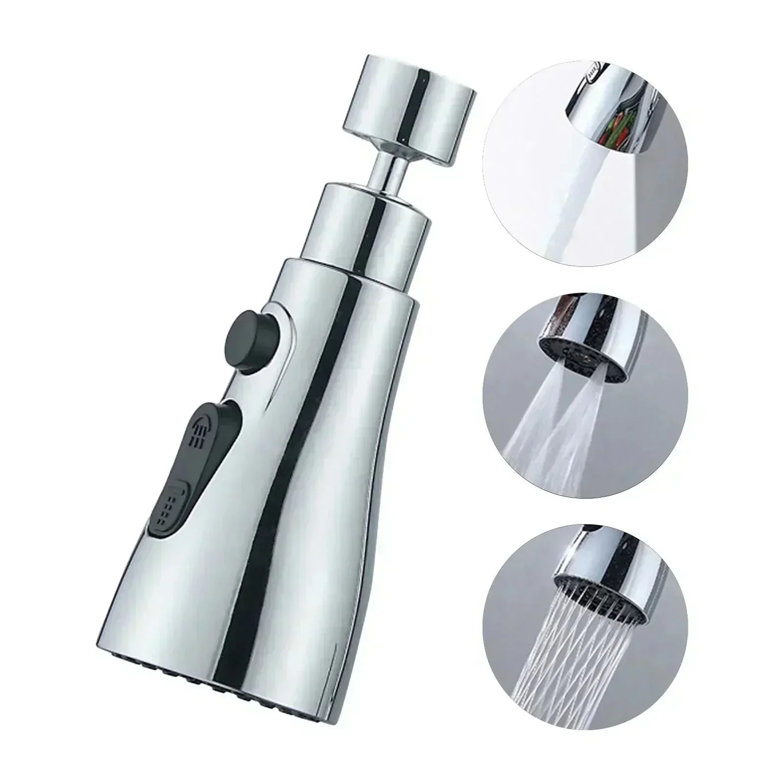 Offre de réduction⌛ Tête d'arrosage de robinet de cuisine rotative 360° à 3 fonctions