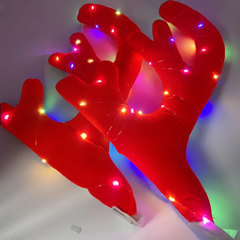 🎅Offre spéciale Noël !🎄Ensemble de Décoration de Noël en Forme de Bois de Renne et de Nez pour Voiture - Image 14
