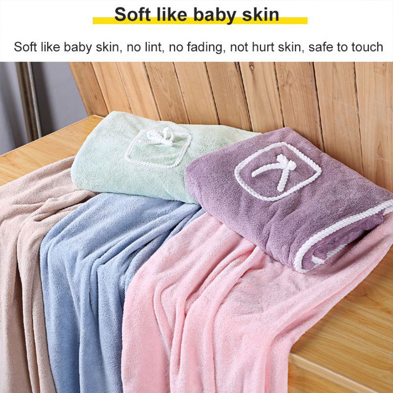 🏡🌸 Offre spéciale limitée 50 % de réduction🛀Serviette de bain absorbante en polaire imitation corail 🎀 - Image 4