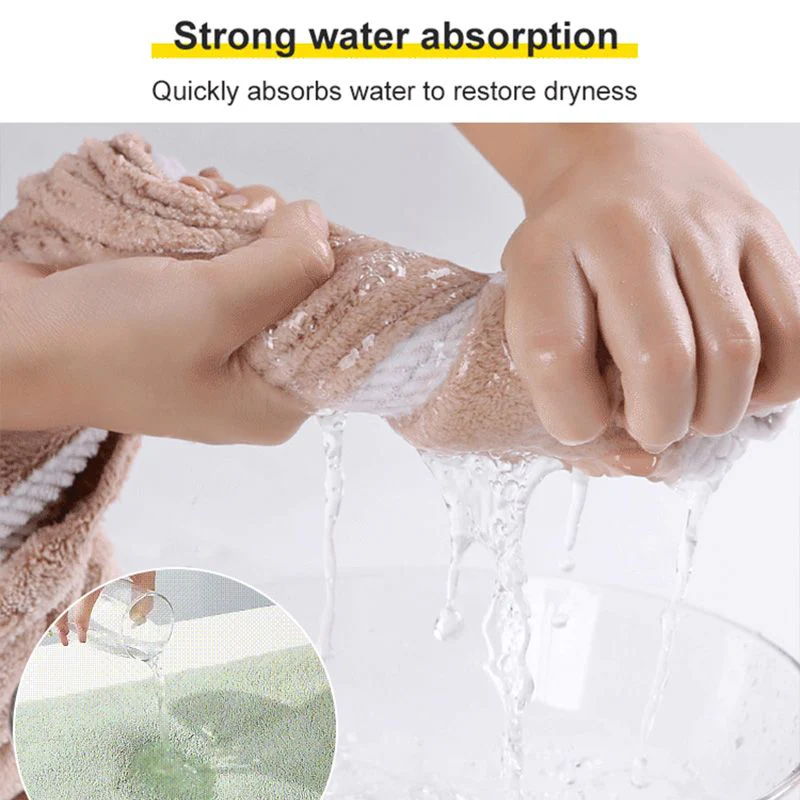🏡🌸 Offre spéciale limitée 50 % de réduction🛀Serviette de bain absorbante en polaire imitation corail 🎀 - Image 5