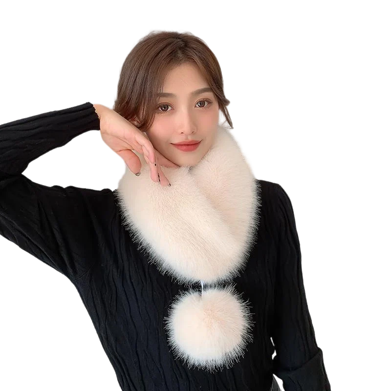 📢📢 50% DE RÉDUCTION! ❄️ Écharpe en Fausse Fourrure avec Fermeture Magnétique – Douce, Chaud et Élégant Design pour l‘Hiver ⛄ - Image 4