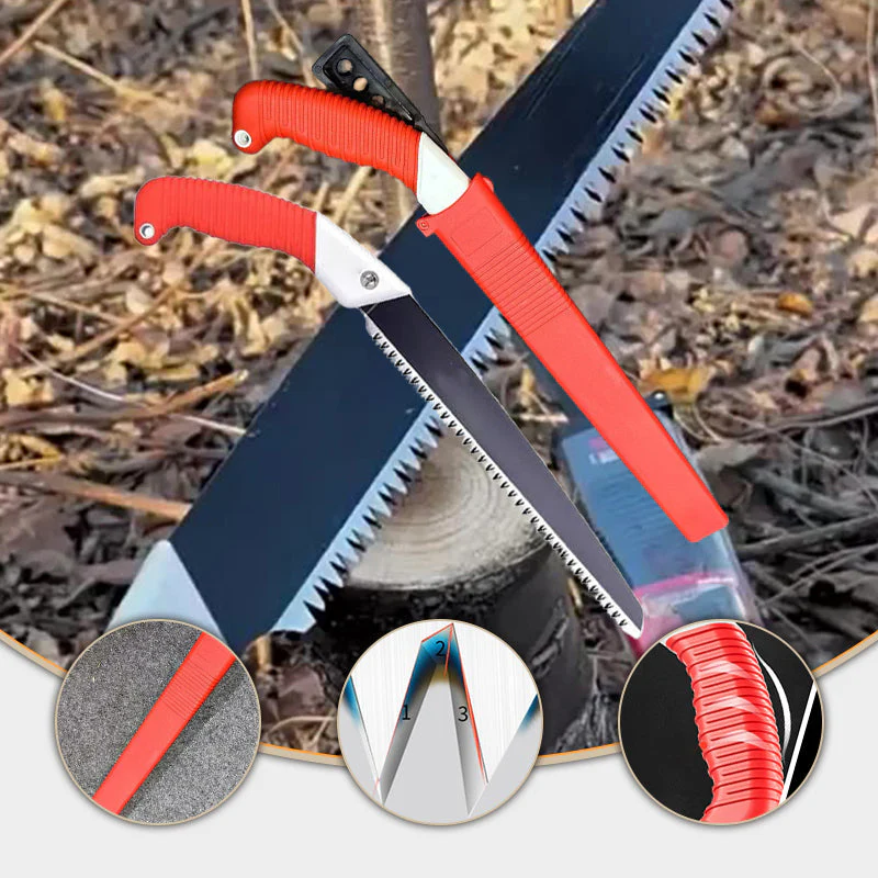 📢📢50 % DE RÉDUCTION !! ⏰Scie d'élagage universelle légère et tranchante avec fourreau🔥 - Image 6