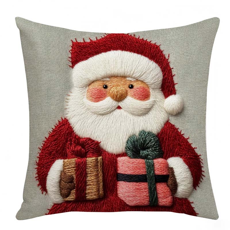📢📢60% DE RÉDUCTION !!! 🎅Housse de coussin festive avec motif de Noël - Image 2