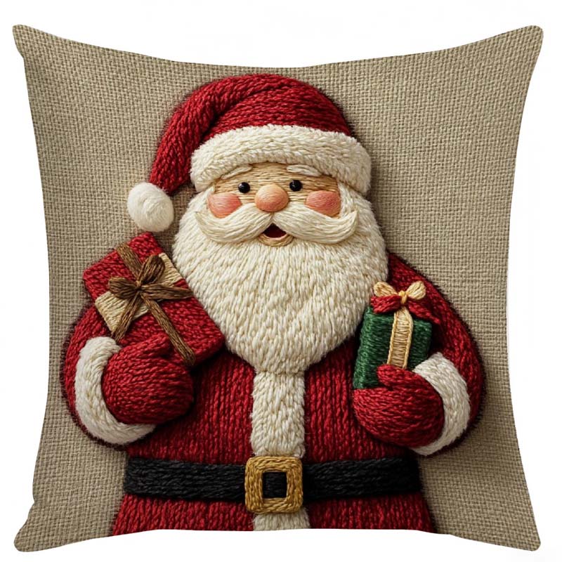 📢📢60% DE RÉDUCTION !!! 🎅Housse de coussin festive avec motif de Noël - Image 8