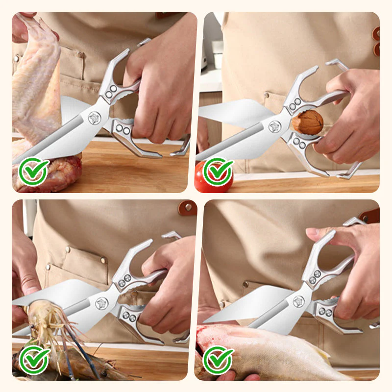 ⏳Spécial à durée limitée⏰Ciseaux de cuisine multifonctionnels et résistants✂️ - Image 5