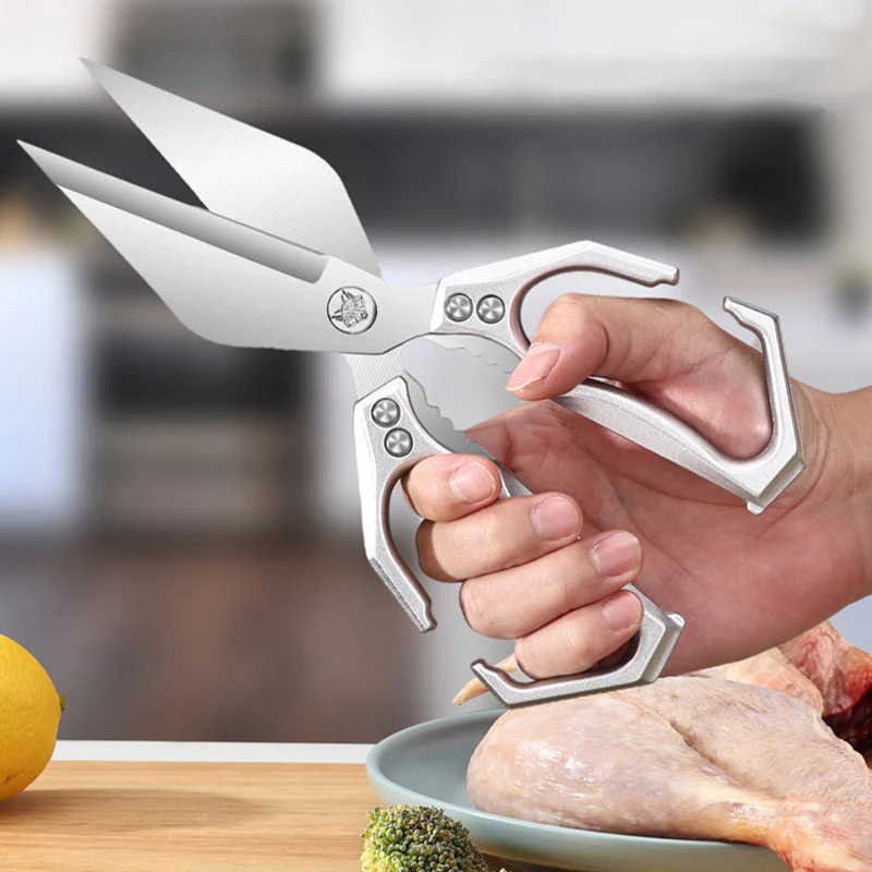 ⏳Spécial à durée limitée⏰Ciseaux de cuisine multifonctionnels et résistants✂️ - Image 7