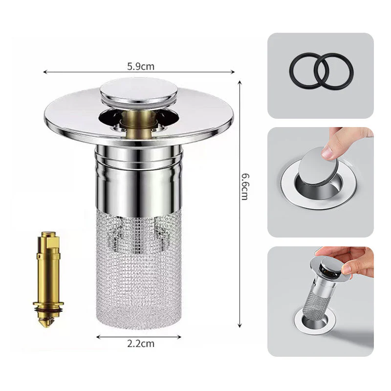 🔥Achetez-en 2, obtenez-en 1 gratuit🔥Filtre de drainage de sol en acier inoxydable - Image 11