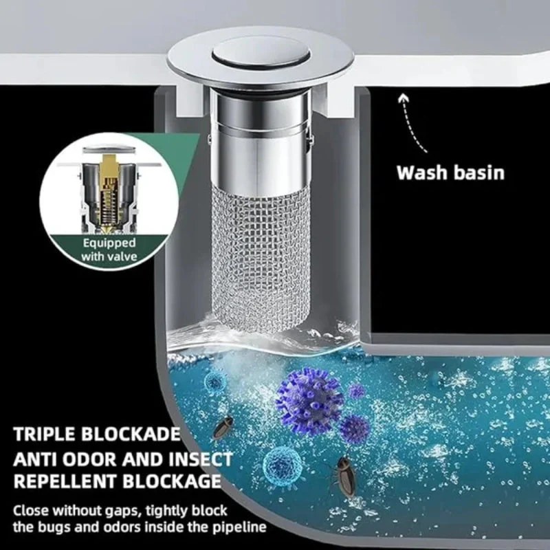 🔥Achetez-en 2, obtenez-en 1 gratuit🔥Filtre de drainage de sol en acier inoxydable - Image 8